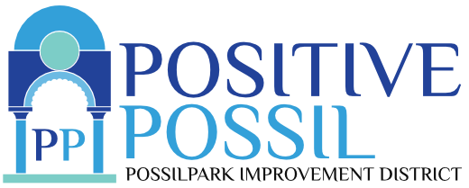 Positive Possil logo, to the homepage